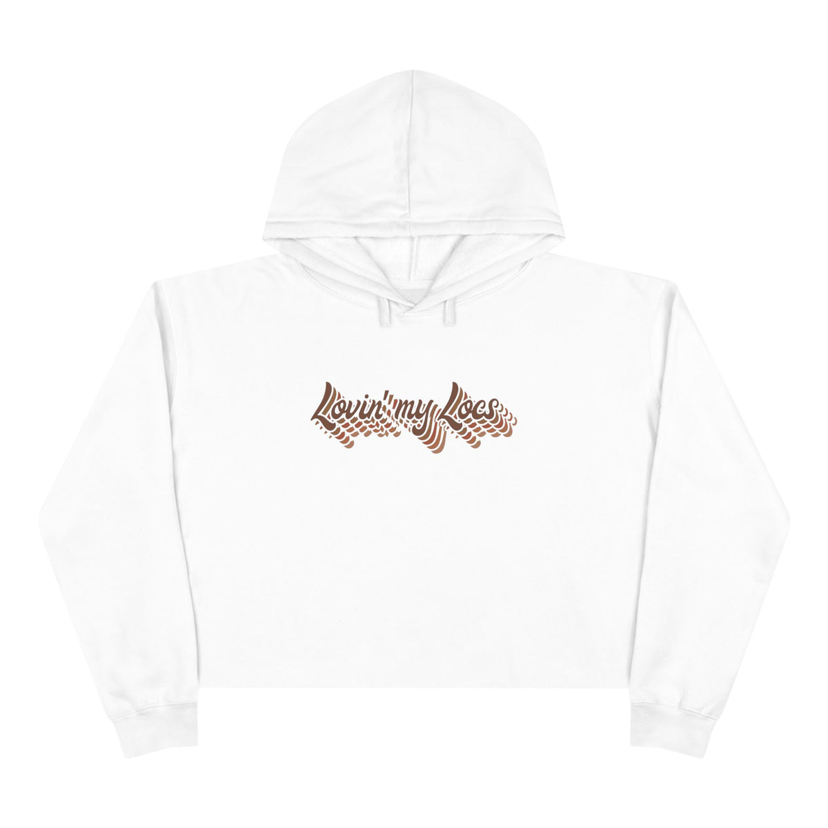 Lovin' My Locs Cropped Hoodie