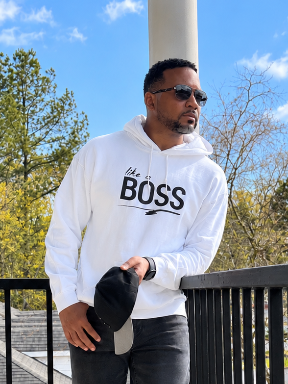 like a BOSS Men's Hoodie | Motivational Streetwear Shirt