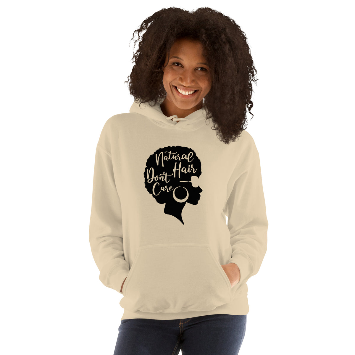 Natural Hair Don't Care Hoodie
