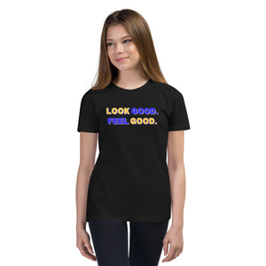 Kids Look Good. Feel Good. Block Short sleeved T-Shirt in black