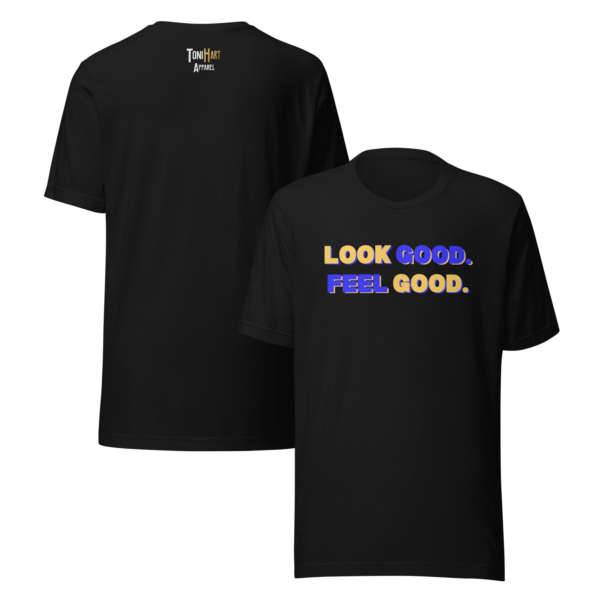 Look Good. Feel Good. Block Short sleeved T-Shirt in black