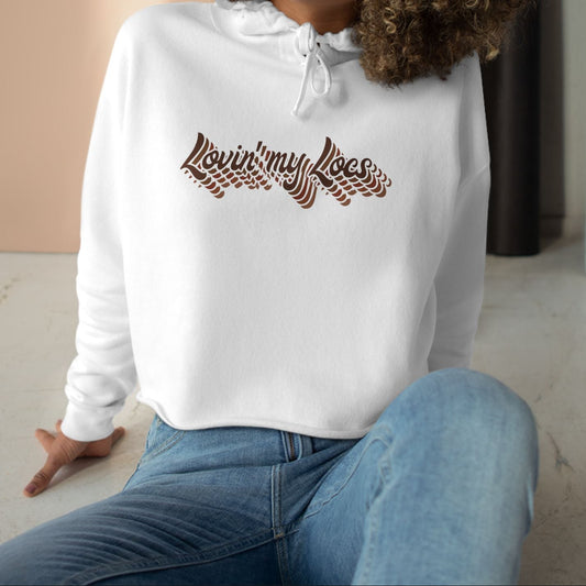 Lovin' My Locs Cropped Hoodie