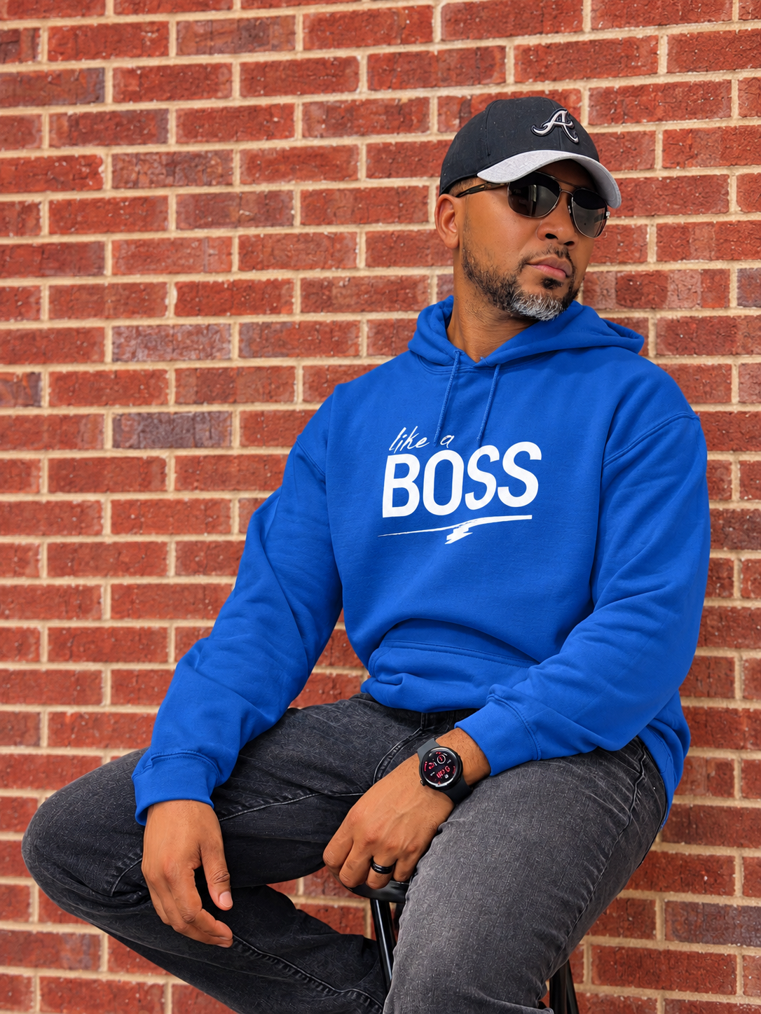 like a BOSS Men's Hoodie | Motivational Streetwear Shirt